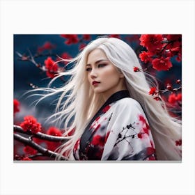 Asian Beauty Canvas Print