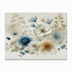 Dry Bouquet Art Print
Blue And White Flowers Canvas Print