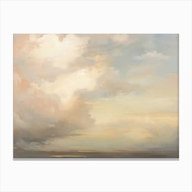 Cloud Sunset Oil Painting Canvas Print