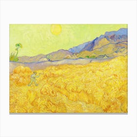 Wheat Field By Vincent Van Gogh Canvas Print