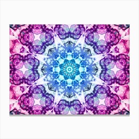 Purple Detailed Abstract Pattern 1 Canvas Print