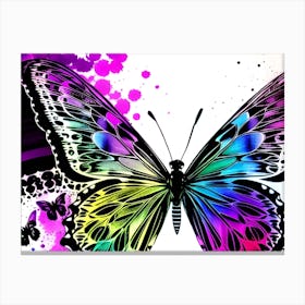 Rainbow Butterfly 2 Canvas Print