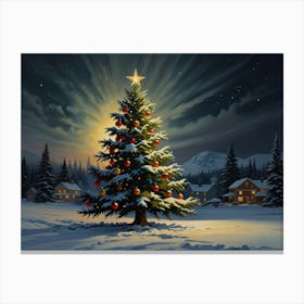 Christmas Tree art 1 Canvas Print