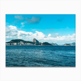 Rio Vibes   Blue Sea Canvas Print