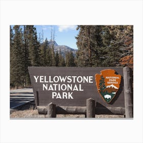 Yellowstone National Park Canvas Print