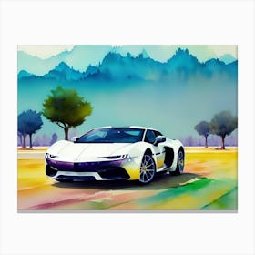 Of A Car Canvas Print