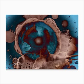 Alcohol Ink A Vortex Canvas Print