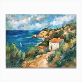 Contemporary Artwork Inspired By Paul Cezanne 1 Canvas Print