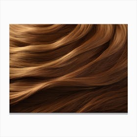 This Luxurious Hair Texture Exudes Elega 1 Canvas Print