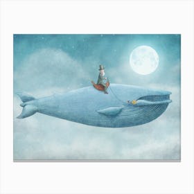 Whale Rider Canvas Print