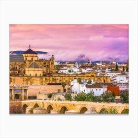 Sunset In Granada Canvas Print