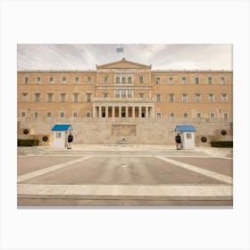 Greek Parliament Building in Athens Canvas Print