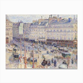 The Place Du Havre, Paris (1893), Camille Pissarro Canvas Print
