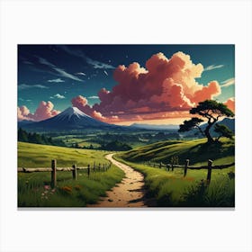 Landscape Hd Wallpaper Canvas Print