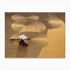 Tractor Lines Canvas Print