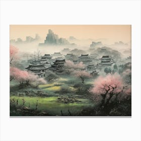 Chinese Cherry Blossoms 3 Canvas Print