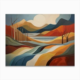 'River Valley' 2 Canvas Print