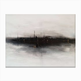 Night cityscape Canvas Print