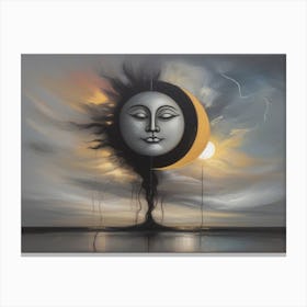 Sun and Moon 2 Canvas Print