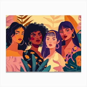 Women In The Jungle Canvas Print