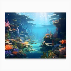 Under The Sea Canvas Print