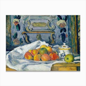 Dish Of Apples, Paul Cézanne Canvas Print