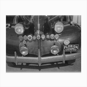 Untitled Photo, Possibly Related To Insignias On Tourist S Car Seen In Silver City, New Mexico By Russell Lee Canvas Print