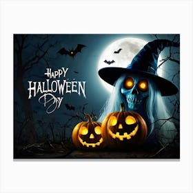 Happy Halloween Day Canvas Print