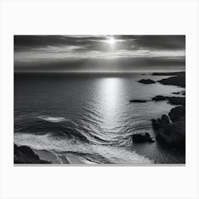 Cliffs Of Cornwall Canvas Print