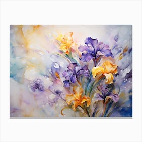 Irises 1 Canvas Print