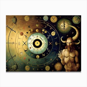 Occult Symbols Canvas Print