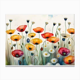 Poppies 2 Canvas Print