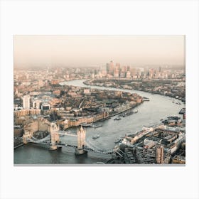 London From Above Canvas Print