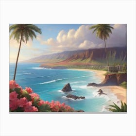 Hawaiian Beach 14 Canvas Print