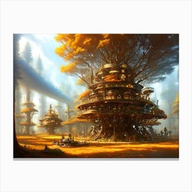 Tree House Canvas Print