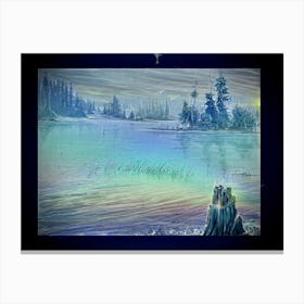 Oyma Lake Canvas Print