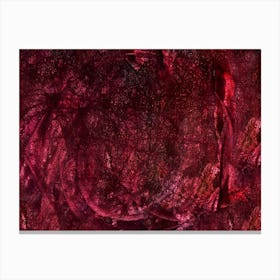 Abstraction Red Canvas Print