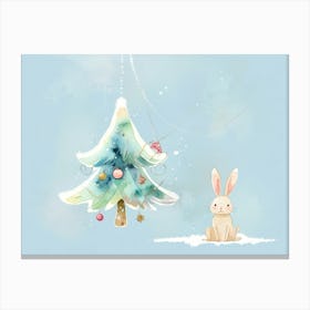 Christmas Bunny 5 Canvas Print