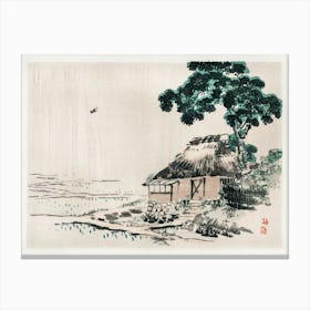 Cottage, Kōno Bairei Canvas Print