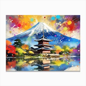 Japanese Temple Canvas Print