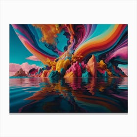 Psychedelic Painting 2 Canvas Print