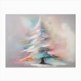 Abstract Christmas Tree 12 Canvas Print