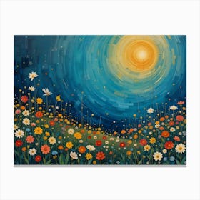 Meadow Of Flowers Canvas Print