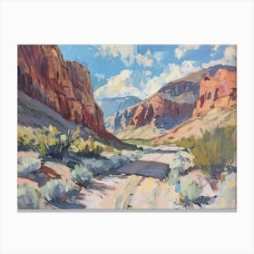 Western Landscapes Red Rock Canyon Nevada 2 Canvas Print