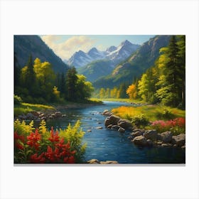 Land Escape Canvas Print