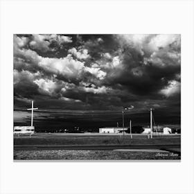 Stormy Cross Canvas Print