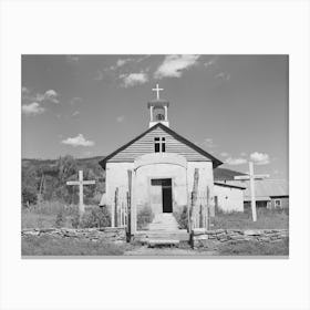 Untitled Photo, Possibly Related To Old Church At Holman, New Mexico By Russell Lee Canvas Print