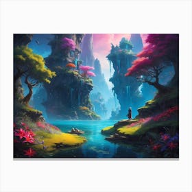 Fantasy Landscape Painting 1 Canvas Print