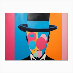 'Man In Top Hat' Canvas Print