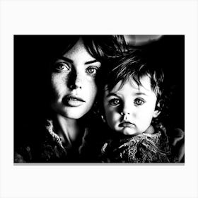 Mother And Child Canvas Print